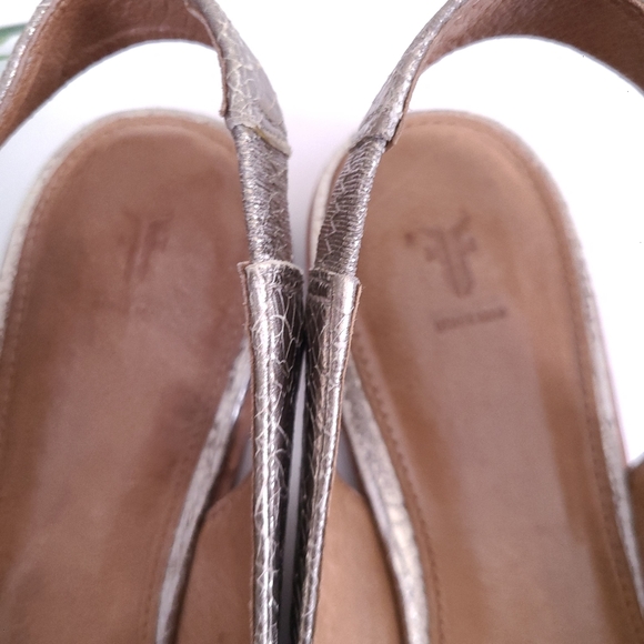 $198 Frye Kenzie Pointed Flat Slingback Sandals Shoes Size 8.5 - Picture 6 of 11